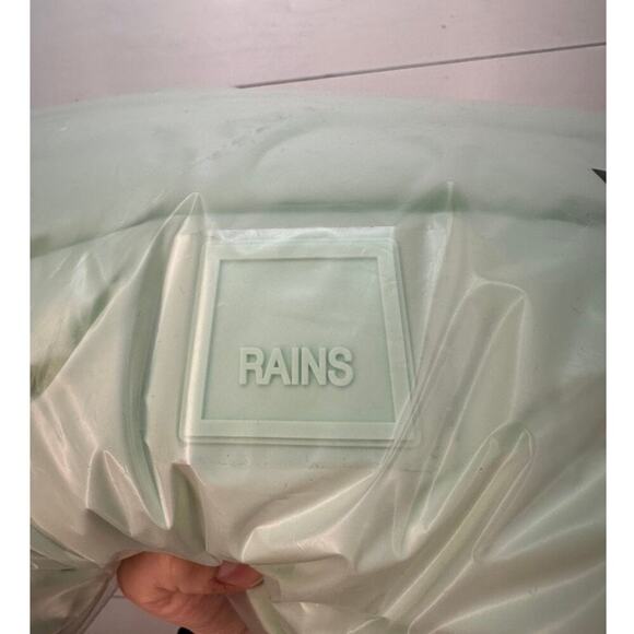 NWOT RAINS $140 Waterproof Loop Shopper Mini in Mineral Blue/Green - Picture 7 of 7